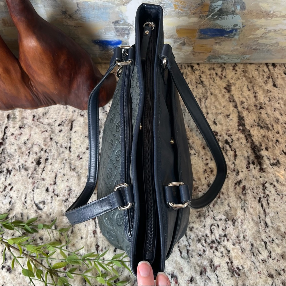 Gianni Bernini Embossed Leather Bag - Picture 5 of 16